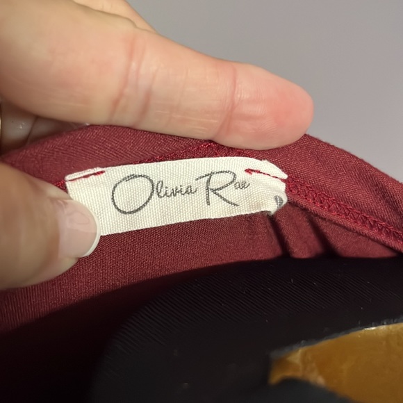 Olivia Rae crop top deep red - Picture 2 of 2